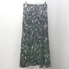 ◇ ⊂Φ MISCH MASCH ミッシュマッシュ 花柄 ロング フレア スカート サイズM ブラック系 レディース E  【1503310014501】