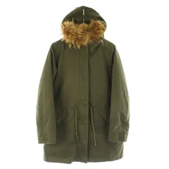 B&Y ユナイテッドアローズ BEAUTY&YOUTH ビューティー&ユース ダウンライナーN3Bコート ロング フード ジップアップ M カーキ /MY ■OSのサムネイル