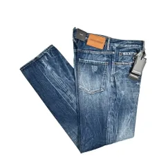 DSQUARED2 ディースクエアード / 642 JEAN デニムジーンズ ダメージ加工 パンツ 春秋冬 コットン 100% ウォッシュドブルー イタリア製 426156