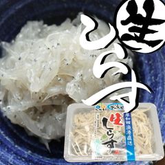 ＼朝獲れ！漁港より直送/生しらす 300g（100g×3パック） 岸和田漁港水揚げ 大容量 メガ盛り 超お買い得 シラス お取り寄せグルメ 冷蔵 冷凍 高級グルメ おうちごはん 小分け 美味しいもの