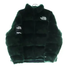 SUPREME (シュプリーム) 20AW×THE NORTH FACE Faux Fur Nuptse Jacket ノースフェイス ファー ヌプシ ダウンジャケット グリーン NF0A55VTのサムネイル