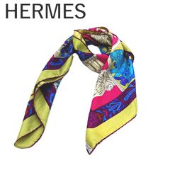 HERMES エルメス スカーフ カレ90 フランス国立乗馬学校 シルク100