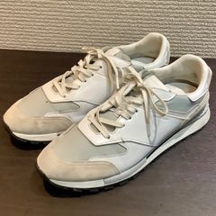 ★お盆期間限定価格★  ベルルッティ Berluti ラントラックトリノローカットスニーカー シューズ 白 ホワイト グレー [9] 約28cm N608/T2