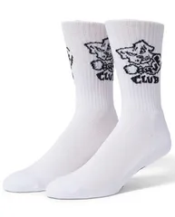 HUF Club Socks White 靴下 ソックス 送料無料のサムネイル