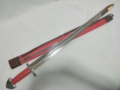 ●セール品● ヴァイキングソードA 真鍮製刀身 インド工芸剣シリーズ④ 模造刀 西洋剣