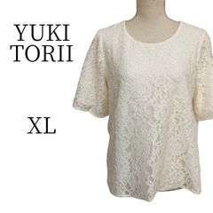 鳥居ユキ YUKI TORII おしゃれ 立体 花 ドレス ブラウス M - メルカリ