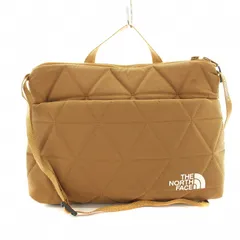 ザノースフェイス THE NORTH FACE GEOFACE POUCH NM82033 ポーチ ジオフェイスポーチ ショルダーバッグ ロゴ キャメル /KU