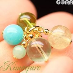 パワーストーン 【限定1点モノ】店長の気まぐれシリーズ 5A リビアングラス 5A グリーンファントム 5A ペリドット 4A エメラルド 5Aアマゾナイト 天然石 チャーム ネックレス ペンダント キーホルダー お守り