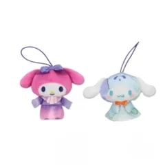 サンリオキャラクターズ　いちご新聞620号コラボレーションマスコット(2) 2種セット（マイメロディ、シナモロール） サイズ約9cm