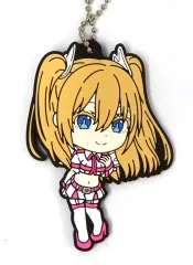 【中古】キーホルダー 天乃リリサ(リリエル/天使衣装) ラバーチャーム きゅんキャラいらすとれーしょんず 「一番くじ 2.5次元の誘惑」 F賞