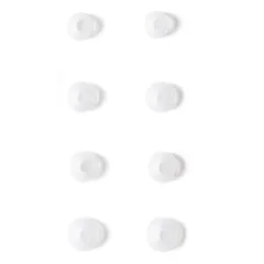 【在庫セール】M2 / / / / L / / / CloudComfortイヤーチップ】(Soundcore / Liberty Liberty 4 / M1 ミッドナイトブラック S / 8個入り クラウドホワイト 各1ペア / 4サイズ 2層構造 スカイ