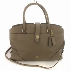 COACH】コーチ グレインレザー マーサー リベット ターンロック