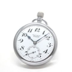 昭和41年の19セイコー鉄道時計 / 15石 / 秒針止め機能 / 絶版時計 / 19seiko-1297