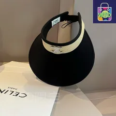 Celine（セリーヌ） ノンクローズド サンハット、メガネ付きハット シンプルでユニバーサルなデザイン -WTO輸入1