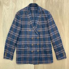 美品【ミツミネ/mitsumine】ダブル テーラードジャケット｜メンズL 