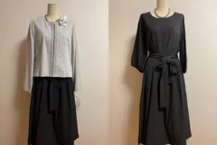 Ｔ492＊ 19号　新品フォーマル　ロング ワンピース セレモニースーツ 自宅で洗える