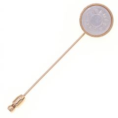  エルメス ピンブローチ セリエ ゴールド メタル シェル
