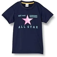 コンバース(CONVERSE) バスケットボール Jr. プリントTシャツ CB431352 ネイビー 140cm