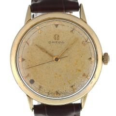 値下 オメガ OMEGA ヴィンテージ K14YG Cal.371 手巻き メンズ K#137080