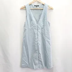 ◇ QUEENS COURT クイーンズコート - ミニ丈 ワンピース サイズ1 ライトブルー系 レディース E  【1407180050327】