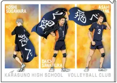 【中古】クリアファイル A.烏野3年生 A4クリアファイル 「ハイキュー!!」