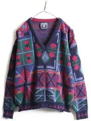 【お得なクーポン配布中!】 80s チャップス ラルフローレン ネイティブ コットン ニット セーター M