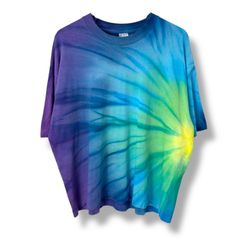 90s FRUIT OF THE LOOM Tie-Dye Print T-Shirt 【XL】 90年代 フルーツオブザルーム タイダイ Tシャツ 半袖 シングルステッチ ヴィンテージ ビンテージ 古着 vintage used