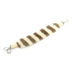 【名東】フェンディ ミニストラップユー ショルダーストラップ ブラウン ベージュ系 SV金具 ファー ムートンのサムネイル