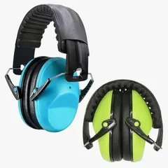 Floriogra] [2パック] イヤーマフ 子供  聴覚過敏 騒音低減 耳当てプロテクター 折りたたみ型 子供用 学生用 睡眠・勉強・聴覚過敏緩めなど騒音対策