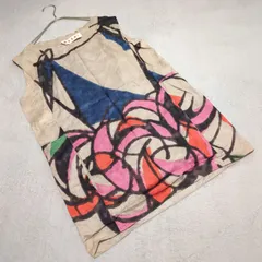 イタリア製❤【マルニ】（38）ブラウス ノースリーブ デザイン プルオーバー