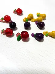 ガラスチャーム　セット　アクセサリー　パーツ