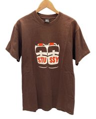 old stussy ブラウン 00's OLD STUSSY ブラウン フェード ロゴ パーカー L - メルカリ