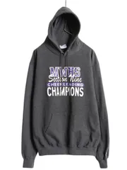 【お得なクーポン配布中!】 チャンピオン 4段 カレッジ プリント スウェット パーカー メンズ レディース L / Champion ワンポイント プルオーバー トレーナー 裏起毛