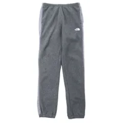 THE NORTH FACE フリース イージーパンツ XL グレー ポリエステル サイドライン US規格 エルサルバドル製