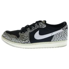 ナイキ エアジョーダン1 レトロ ロー OG ブラック セメント 美品 スニーカー紹介】これは絶対買っとけ😅NIKE AIR JORDAN 1 Low