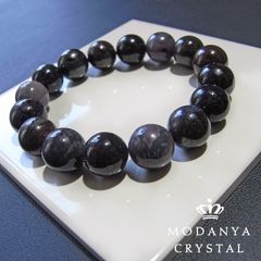 [beads585]スギライト12mm ブレスレット 16粒（天然石/ビーズ）