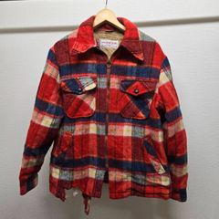 Takafumi様専用　MCGREGOR ウールジャケット 裏ボア 42 赤 ヴィンテージ メンズ 古着 M-C-381