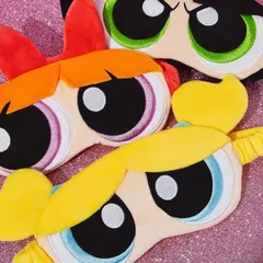 The Powerpuff Girls　パワーパフガールズ　アイマスク　ブロッサム　バブルス　バターカップ