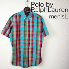 Polo by Ralph Lauren リネン/コットンボタンダウンシャツ　メンズL