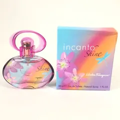 残量9割 Salvatore Ferragamo サルヴァトーレフェラガモ 香水 incanto Shine インカントシャイン 30ml コスメ オードトワレ 24l菊MZ①