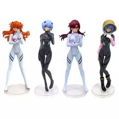 [중고] 트레이딩 피겨 전 4종 세트 [Gasha Portraits 가샤포트 레이츠 신 에반게리온 극장판 03]