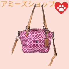 コーチCOACH PVC 2WAYショルダートートバックオプアート13141