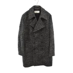 SAINT LAURENT PARIS (サンローランパリ) 18AW ダブル ウール コート ブラック 529584 Y203Tのサムネイル