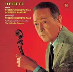 CD ハイフェッツ(ヤッシャ), ヴュータン, ブルッフ, サージェント(サー・マルコム), ロンドン新交響楽団; エリス(オシアン) ブルッフ