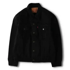 古着 90年代 リーバイス Levi's 70503-02 ユーロモデル ブラック デニムジャケット Gジャン イタリア製 メンズL相当/evb007480
