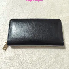 超人気　レディース　メンズ　本革　レザー　長財布　ブラック　黒