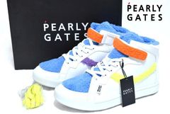 新品 PEARLY GATES ゴルフシューズ 27cm カラフルボア ミドルカット 053-2292101 パーリーゲイツ