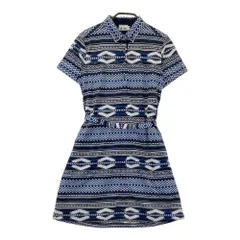 サイズ：M ADIDAS GOLF アディダスゴルフ  半袖ワンピース 総柄 ネイビー系 [240101302564] ゴルフウェア レディース ストスト