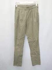 ◇ Θ Bou Jeloud ブージュルード イージー パンツ サイズ36 カーキ レディース E  【1506180005693】