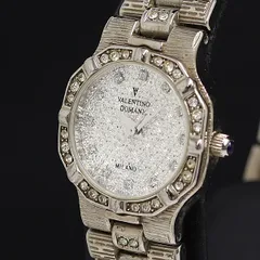新品 ヴァレンチノドマーニ ダイヤベゼル スクエア レディース 腕時計 クォーツ 新品 ヴァレンチノドマーニ ダイヤベゼル スクエア レディース